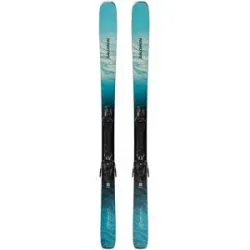 Salomon Ski Set inkl. Bdg. All-Mountain-Ski-Set Stance 80 + M10 GW L80 W 2027 für Damen aus Holz Größe 151 cm Blau