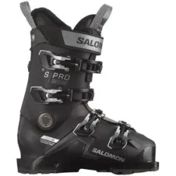 Salomon Skischuhe S/Pro Hv 90 W Gw Black/Silver Met/Beluga für Damen aus Wolle Größe 36 2/3-37 schwarz