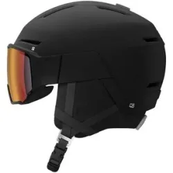 Salomon Helm mit photochromatischem Visier ? Unisex ? Osmo Pro Sigma Photo Osmo Pro Sigma Photo Black für Herren Größe S schwarz