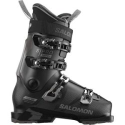 Salomon Skischuhe S/Pro Supra 100 Gw Black/Dark Grey Met/Black für Herren aus Wolle Größe 44-45 schwarz