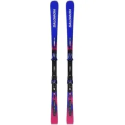 Salomon Ski Set inkl. Bdg. Skis de piste Equipe GS 12 + I12 GW 2027  aus Holz Größe 180 cm Blau