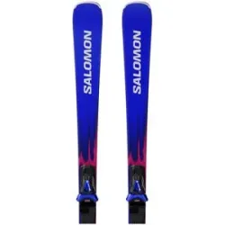 Salomon Ski Set inkl. Bdg. Skis de piste Equipe SL 10 + MI12 GW 2027  aus Holz Größe 165 cm Blau