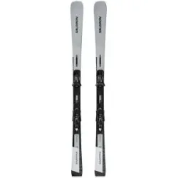 Salomon Ski Set inkl. Bdg. Skis de piste S/Max 12 + I12 GW 2027  aus Holz Größe 170 cm Grau