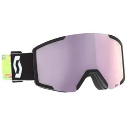 Scott Skibrille Shield Black/Neon Yellow AMP Lavender Chrome S3  schwarz