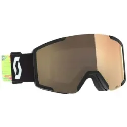 Scott Photochromatische Skibrille Shield LS Black/Neon Yellow AMP LS Bronze Chrome S1-3  Gelb