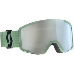 Scott Skibrille Shield Soft Green/Black AMP White Chrome S2  Grün