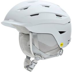 Smith Skihelm Liberty MIPS Matte White für Damen aus Wolle Größe 59-63 cm Weiß