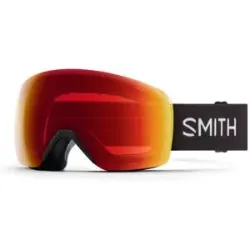 Smith Skibrille Skyline Black Chromapop Everyday Red Mirror  schwarz