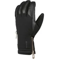 Snowlife Isolierende Handschuhe aus GORE-TEX und PrimaLoft® Crystal GTX Glove Black für Damen aus Leder Größe XL schwarz