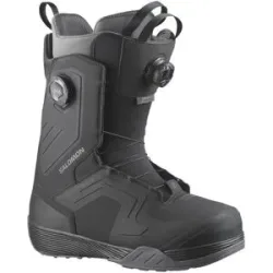 Salomon Snowboard-Boots Dialogue Dual BOA Wide Black/Asphalt für Herren Größe 43 schwarz