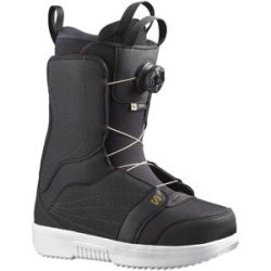 Salomon Snowboard-Boots Pearl Boa Black/White/Gold für Damen Größe 40,5 schwarz