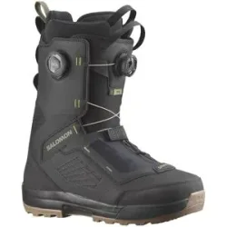 Salomon Snowboard-Boots Echo Dual BOA Black/Deep Lichen Green für Herren aus Wolle Größe 42 schwarz