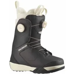 Salomon Snowboard Boots Kiana Dual Boa Black/Vanila Ice für Damen aus Wolle Größe 37 schwarz