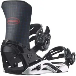 Salomon Snowboard-Bindungen District Black & White  Größe M schwarz