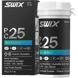 Swix Wachs für Neuschnee Pf25 Wc Powder Fine Dry 20G