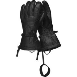 Norrona Wasserdichte Handschuhe Trollveggen Gore-Tex Gloves Caviar für Herren aus Wolle Größe S schwarz