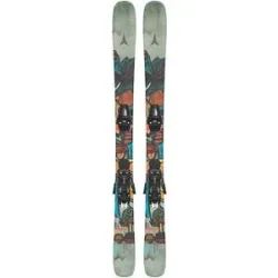 Atomic Ski Set inkl. Bdg. Pack Ski All-Mountain Bent JR 110-130cm + Colt 7 GW 2026  Kindergröße 120 cm Grau