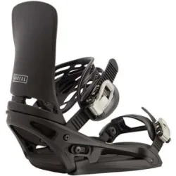 Burton All-Mountain Snowboardbindung Cartel Est Black für Herren aus Wolle Größe 43+ schwarz