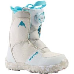 Burton Snowboardboots Grom Boa White  aus Wolle Kindergröße 28 Weiß