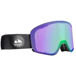Snowleader Skibrille Moon Mixed Black Goggle Blue   schwarz