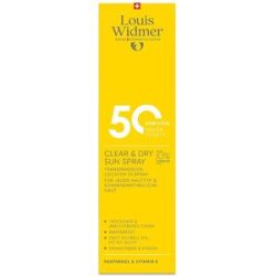 Louis Widmer Clear & Dry Sun Spray 50 unparfümiert