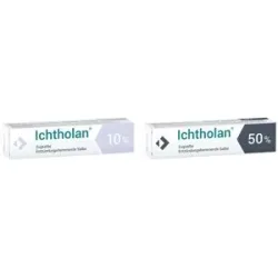 Ichtholan Zugsalbe 10% + Zugsalbe 50%