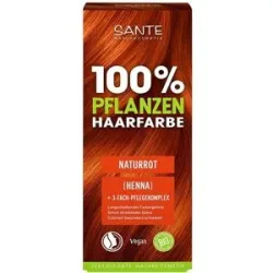 Pflanzenhaarfarbe mit 3-fach Pflegekomplex naturrot 06