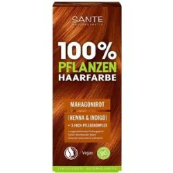 undefined, Pflanzenhaarfarbe mit 3-fach Pflegekomplex mahagonirot 07
