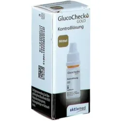 Gluco Check Gold Kontrolllösung mittel