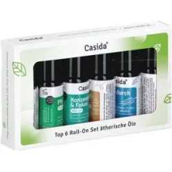 Casida Roll-on Set Top 6 ätherische Öle
