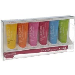 Curaprox be you Mix-set 6 Zahnpasten+1-zahnb.