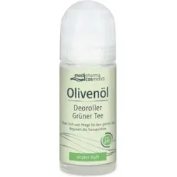 Medipharma Cosmetics Olivenöl Deoroller Grüner Tee