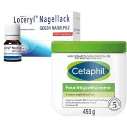 Loceryl gegen Nagelpilz + Cetaphil Feuchtigkeitscreme