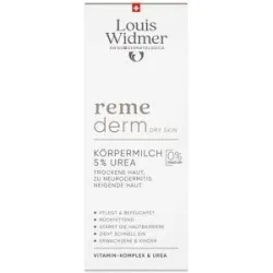 Louis Widmer remederm Körpermilch 5% Urea unparfümiert
