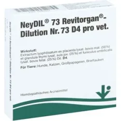 Neydil Nummer 7 3 Revitorgan Dilution d 4 pro veterinär Ampullen