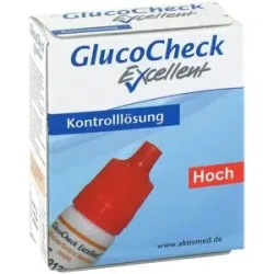 Gluco Check Excellent Kontroll Lösung hoch