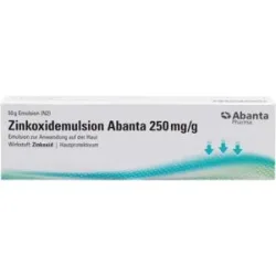 Zinkoxidemulsion Abanta 250 Mg/g