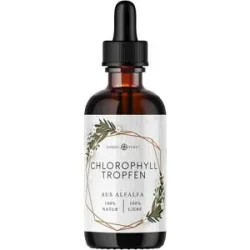 Chlorophyll-Tropfen Aus Alfalfa Nordic Pure