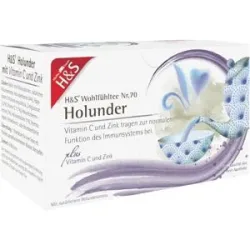 H&S Holunder mit Vitaminen C und Zink Filterbeutel