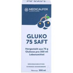 Gluko 75 Saft Schwarze Johannisbeere