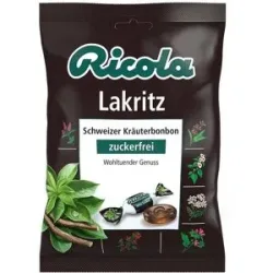 Ricola ohne Zucker Beutel Lakritz Bonbons
