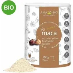 AMAZONAS Bio Superfood Maca 100% Pur Bio Pulver