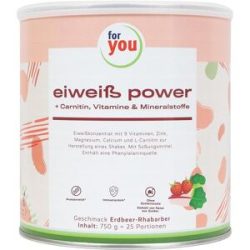 For You Eiweiss Power Erdbeere Rhabarber