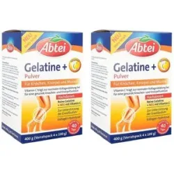 Abtei Gelatine Plus Vitamin C Pulver