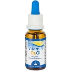 Dr. Jacob's Vitamin D3 Öl 640 Tropfen 800 IE D3 vegetarisch