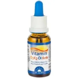 Dr. Jacob's Vitamin D3K2 Öl forte 2000 IE D3+K2 hochdosiert