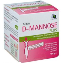 D-mannose Plus 2000 mg mit Vitamine und Mineralstoffe Pulver