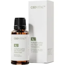 Schlaftropfen mit Hanf und Melatonin CBD VITAL