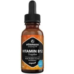 Vitamin B12 100 ?g Hochdosiert Vegan Tropfen