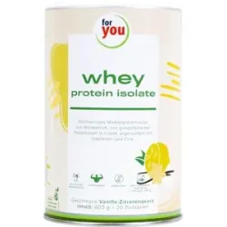 For You Whey Protein Isolate Vanille-zitronenquark